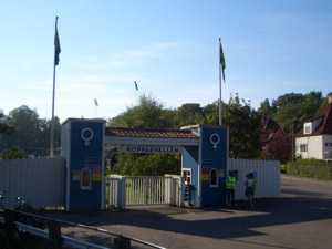 Das Ullevi vor dem Spiel von außen