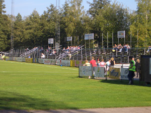Das Ullevi vor dem Spiel von außen