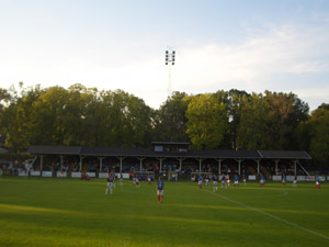 Das Ullevi vor dem Spiel von außen