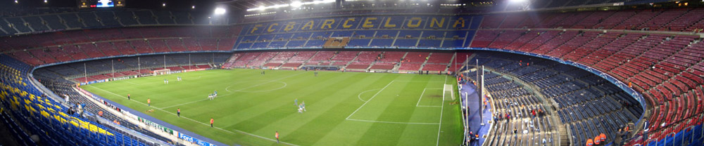 Das Nou Camp im Panorama