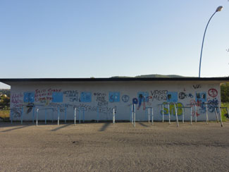 Warten an der Biglietteria