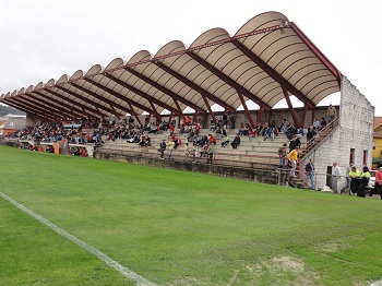 Tribüne im Municipal Barreiro