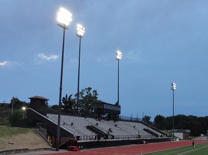 Tribüne im Centennial Stadium