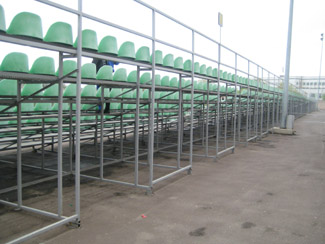 Das Stadion Baza Zimbru artificial in Chisinau