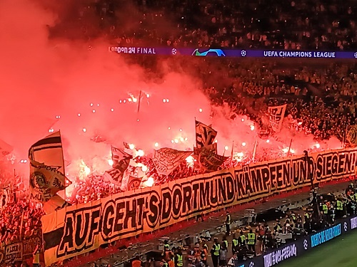 Pyro beim BVB