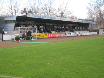 Das AM-Stadion im Laumeskamp zu Delbrück