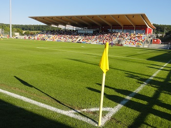 Tribüne in Differdingen