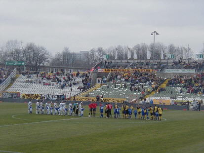 Einlaufen in Dresden. Mit Dank an Tobi und Henning!