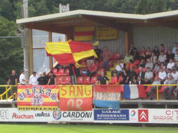 Fans von F91 Dudelange