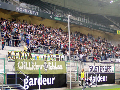 Ordentlicher Besuch in der Nordkurve. Copyright: deutsche-fans.de