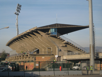 Haupttribüne im Stadio Carlo Castellani