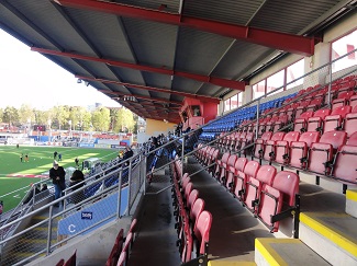 Tribüne im Tunavallen