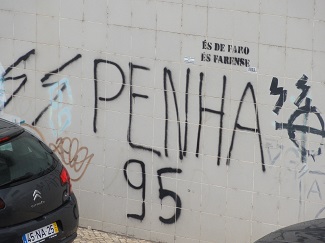 Graffito beim SC Farense