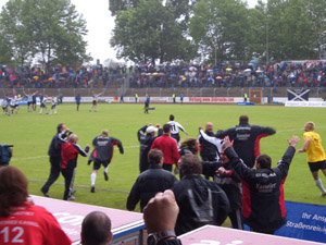 Aufstiegs-Jubel bei Hessen Kassel
