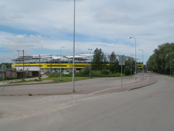 Außenansicht der Le Coq Arena