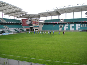 Einlaufen der Mannschaften