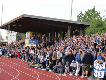 Volle Tribünen im Waldseestadion