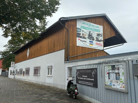 Tribüne an der Magazinstraße in Fürth