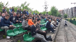 Volle Hütte bei Garbarnia Krakow