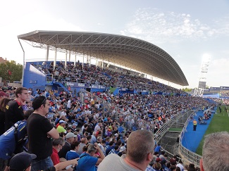 Gästefans von Real Madrid