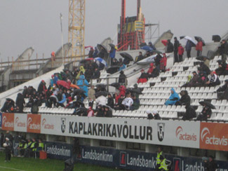 Mieses Wetter in Island