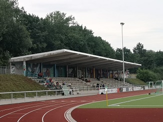 Tribüne in der Boeler Bucht