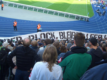 Der Block bleibt leer