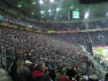 Die Zuschauer in der Nordkurve bekamen keine Tore zu sehen. Foto: Holger Heinemann/Ultras Mönchengladbach