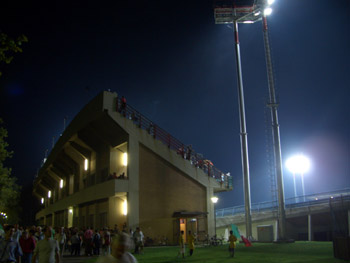 Außenansicht nach dem Spiel