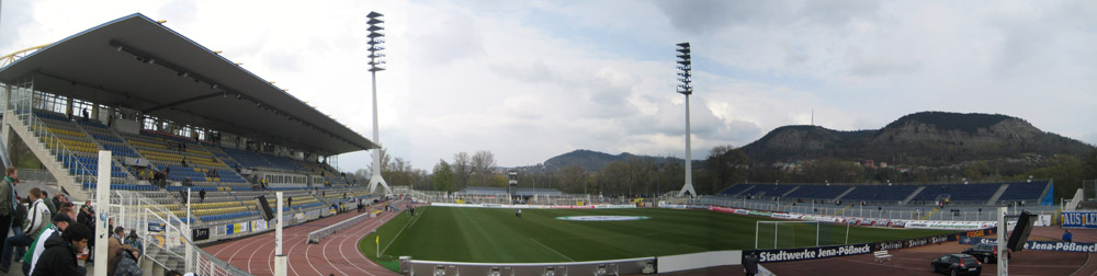 Das Ernst-Abbe-Sportfeld in Jena