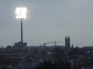 Blick in die City von Dublin