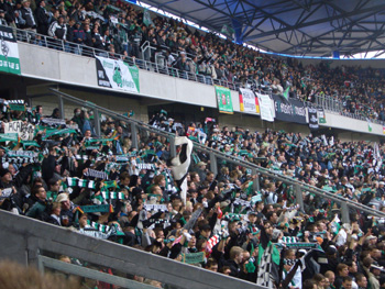 Gladbacher Kolonie in der MSV-Arena