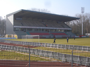 Haupttribüne in Leuven