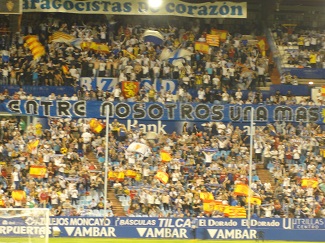 Fans von Saragossa gegen Osasuna
