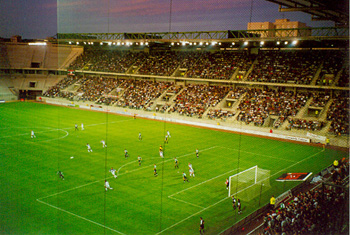 Noch nicht ganz fertig: Das Stade Louis Dugauguez