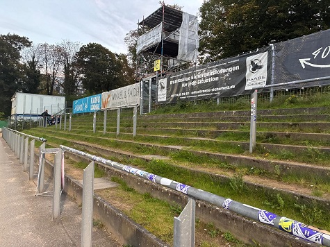 Stufen im Stadion Hoheluft in Hamburg