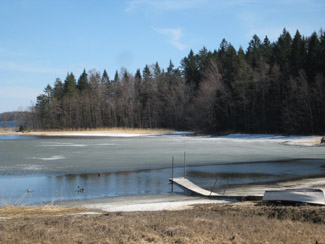 In Nordschweden ist der Winter noch nicht ganz vorbei