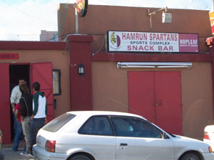 Eingang zum Victor Tedesco Stadium