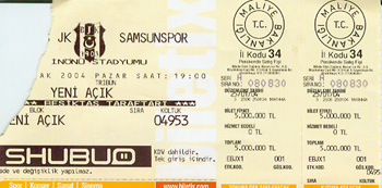 Ticket für Besiktas - Samsunspor