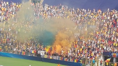 RumänienFans in Bologna