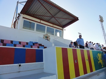 Haupttribüne in Sa Pobla