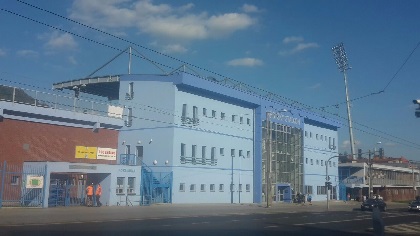 Haupttribüne in Ustu nad Labem