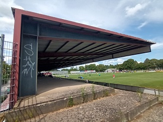 Tribüne in Griesheim