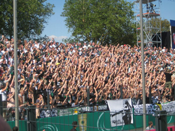 Motivierter Gladbach-Block