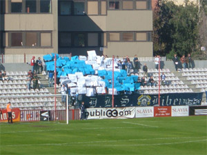 Choreo der Gästefans